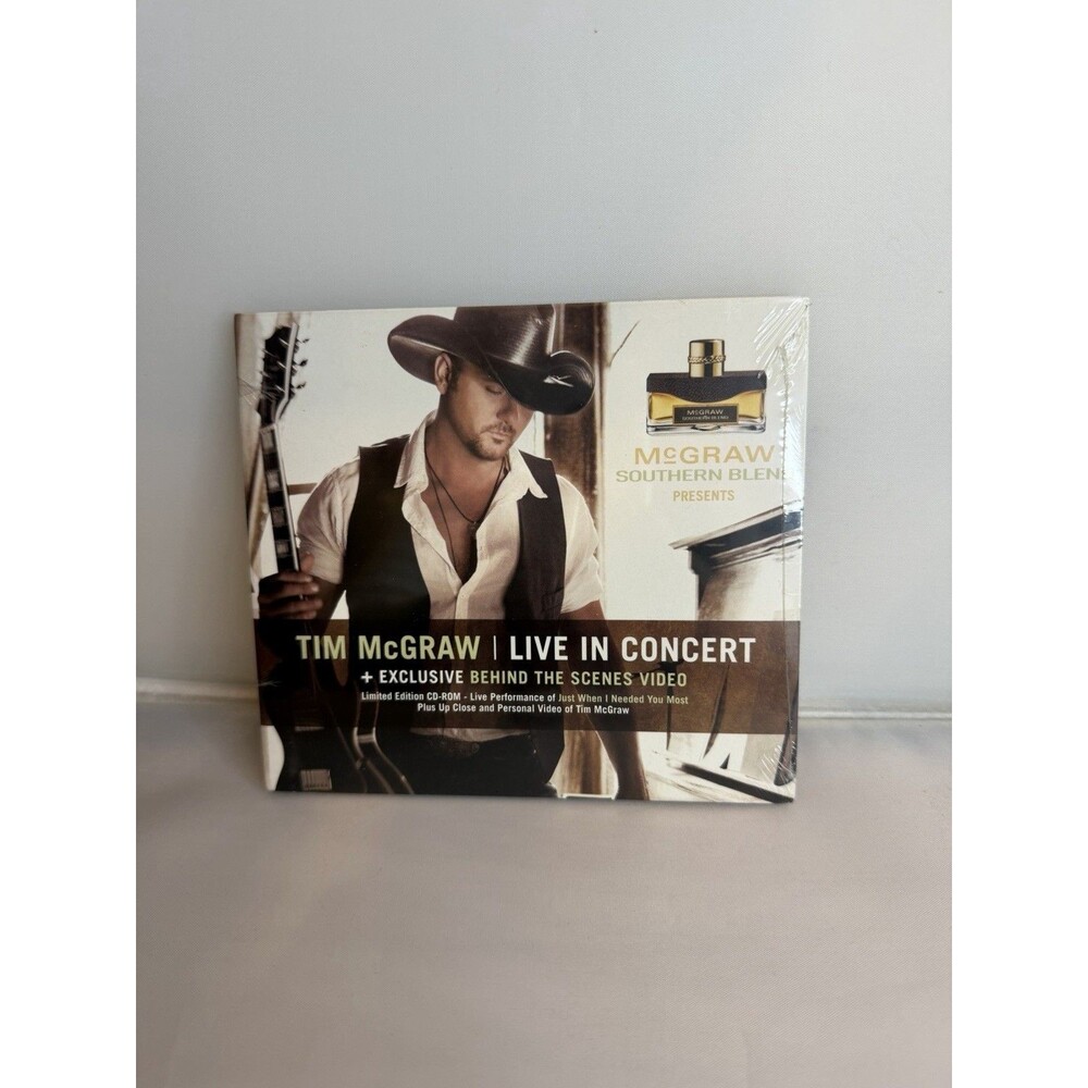 Tim McGraw Live In Concert Bonus Behind The Scenes CD NEW SEALED
